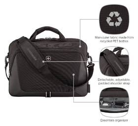 Brašna na notebook Wenger XE Brief 16" černá

 obrázek produktu 8 z 14