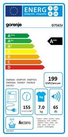 Sušička prádla Gorenje D 7565 J 

 obrázek produktu 1 z 4