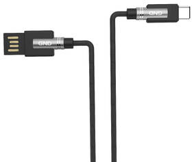 Kabel GND USB / USB-C, 1m, opletený černý

 obrázek produktu 2 z 2