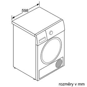 Sušička prádla Siemens WT47U690CS autoDry bílá barva
