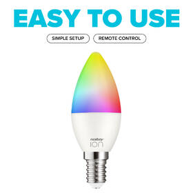 Chytrá žárovka Niceboy ION SmartBulb RGB E14, 6W, 3 ks 

 obrázek produktu 2 z 5