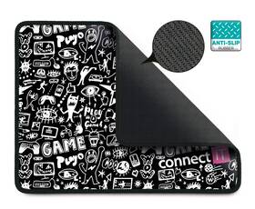 Podložka pod myš Connect IT Doodle malá, 32 x 26 cm černá/bílá

 obrázek produktu 5 z 5