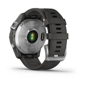 Chytré hodinky Garmin fenix 7 Glass - Silver / Graphite Silicone Band 

 obrázek produktu 10 z 10
