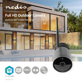 IP kamera Nedis SmartLife Wi-Fi, Full HD 1080p, IP65 černá barva
