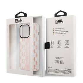 Kryt na mobil Karl Lagerfeld Monogram Vertical Stripe na Apple iPhone 14 Pro růžový

 obrázek produktu 4 z 4