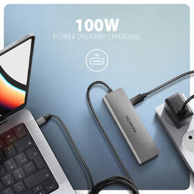 USB Hub Axagon HMC-5H USB-C 5Gbps 5in1 hub stříbrný

 obrázek produktu 3 z 3
