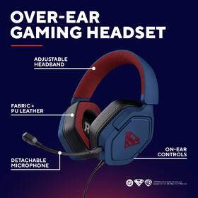 Headset Trust GXT 492SM CARUS Superman modrý

 obrázek produktu 7 z 9