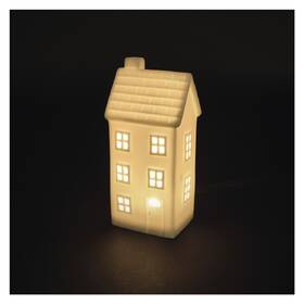 LED dekorace EMOS keramický domeček, 16 cm, 1LED, vnitřní, teplá bílá, časovač 

 obrázek produktu 6 z 6
