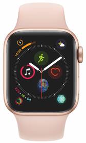 Chytré hodinky Apple Watch Series 4 GPS 40mm pouzdro ze zlatého hliníku - pískově růžový sportovní řemínek CZ verze 

 obrázek produktu 2 z 2