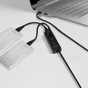 USB Hub Axagon USB / 4 USB 3.0, adaptér, 1,2 m černý

 obrázek produktu 6 z 8