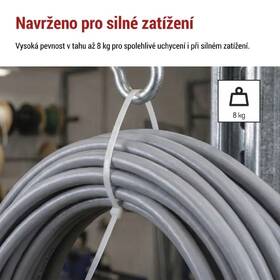 Stahovací pásky EMOS 100×2,5MM, 100KS bílé

 obrázek produktu 8 z 8