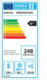 Chladnička s mrazničkou Samsung RB33J3215SS/EF Inoxlook

 obrázek produktu 1 z 4
