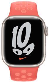 Řemínek Apple 45mm žhavě oranžový / bledě karmínový Nike sportovní řemínek 

 obrázek produktu 2 z 2