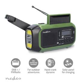 Radiopřijímač s DAB+ Nedis RDDBCR2000 černý/zelený

 obrázek produktu 6 z 7