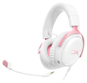 Headset HyperX Cloud III bílý/růžový

 obrázek produktu 4 z 6
