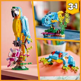 Stavebnice LEGO® Creator 3 v 1 31136 Exotický papoušek 

 obrázek produktu 2 z 8