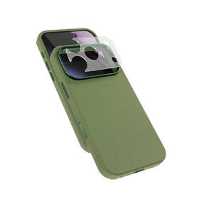 Kryt na mobil Epico SolidWoven Pro Mag+ Apple iPhone 17 Pro / 18 Pro Qi2 & MagSafe zelený

 obrázek produktu 1 z 5