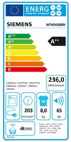 Sušička prádla Siemens WT45H200BY bílá

 obrázek produktu 1 z 4