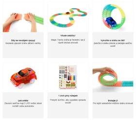  Magic Tracks svítící autodráha 

 obrázek produktu 15 z 16