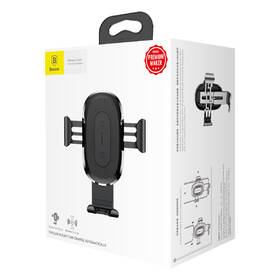 Držák na mobil Baseus Wireless Charger Gravity Phone holder černý

 obrázek produktu 10 z 10