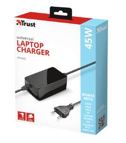 Napájecí adaptér Trust Primo, univerzální, pro notebooky, 45W 

 obrázek produktu 4 z 4