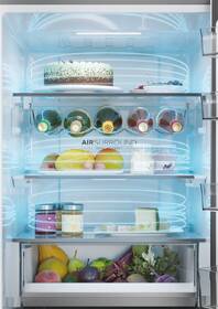 Chladnička s mrazničkou Haier HTW5618CNMG stříbrná barva
