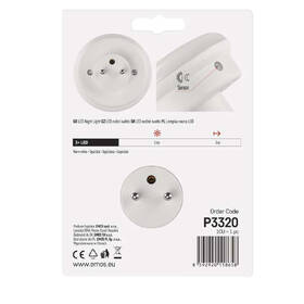 Noční světlo EMOS LED P3320 s fotosenzorem do zásuvky 

 obrázek produktu 7 z 7