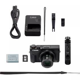 Digitální fotoaparát Canon G7X Mark III Vlogger Kit černá barva
