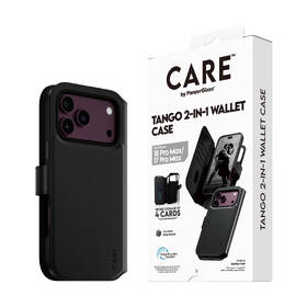 Pouzdro na mobil flipové PanzerGlass CARE na Apple iPhone 18 Pro Max / 17 Pro Max Tango 2v1 Wallet MagSafe černé

 obrázek produktu 2 z 4