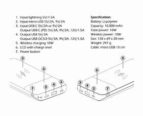 Powerbanka Swissten All-In-One 10 000mAh QI+QC+PD 18W černá

 obrázek produktu 1 z 2