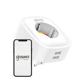 Chytrá zásuvka Gosund Smart Wi-Fi 2xUSB, Tuya 

 obrázek produktu 1 z 6