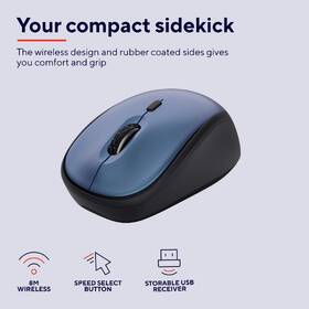 Myš Trust Yvi+ Silent Wireless Eco modrá

 obrázek produktu 5 z 13