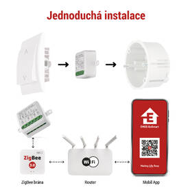 Modul EMOS GoSmart motorický IP-2121CZ, ZigBee, 1-kanálový 

 obrázek produktu 10 z 19