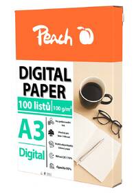 Papíry do tiskárny Peach Digital A3 100g - 100 listů 

 obrázek produktu 1 z 2