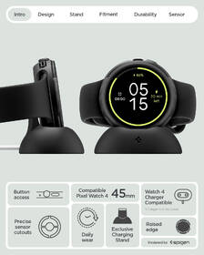 Ochranné pouzdro Spigen Liquid Air V2 + Stand na Google Pixel Watch 4 45mm černé

 obrázek produktu 12 z 17