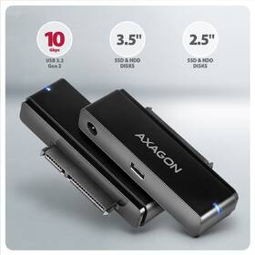 Adaptér Axagon Fast Port X - 2.5"/3.5" SSD/HDD, USB-C 10 Gbps černý

 obrázek produktu 1 z 4