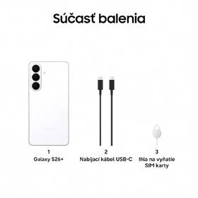 Mobilní telefon Samsung Galaxy S26+ 5G 12 GB / 512 GB bílý

 obrázek produktu 14 z 27