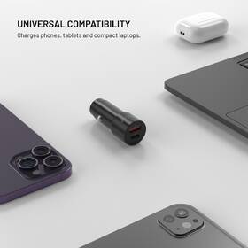 Adaptér do auta FIXED 63W, USB-C/USB-A, PD 3.0 černý

 obrázek produktu 5 z 8
