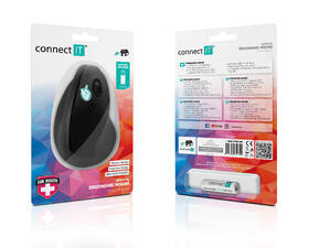 Myš Connect IT vertikální, ergonomická černá

 obrázek produktu 12 z 12
