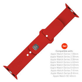 Řemínek FIXED Silicone Sporty Strap na Apple Watch 38/40/41mm červený

 obrázek produktu 2 z 4