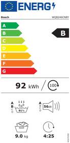 Sušička prádla Bosch WQB246CNBY bílá barva
