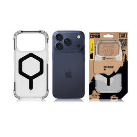 Kryt na mobil Tactical MagForce Hexagon na Apple iPhone 17 Pro černý/průhledný

 obrázek produktu 4 z 4