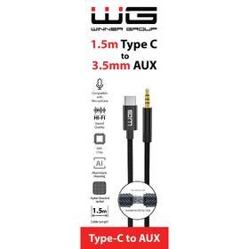 Kabel WG USB-C/ 3,5mm Jack, DAC chip, 1,5m černý

 obrázek produktu 1 z 1