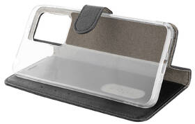 Pouzdro na mobil flipové FIXED Opus na Poco X5 5G černá barva
