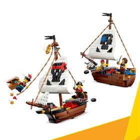 Stavebnice LEGO® Creator 3 v 1 31387 Kultovní pirátská loď 

 obrázek produktu 2 z 8