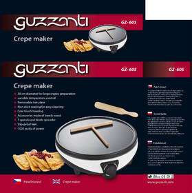 Palačinkovač Guzzanti GZ 605 černá

 obrázek produktu 1 z 1