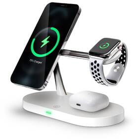 Bezdrátová nabíječka Connect IT MultiCharge 5 v 1 MagSafe bílá

 obrázek produktu 8 z 9