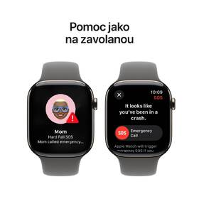 Chytré hodinky Apple GPS + Cellular 46mm pouzdro z přírodního titanu - skálově šedý sportovní řemínek - M/L 

 obrázek produktu 5 z 8