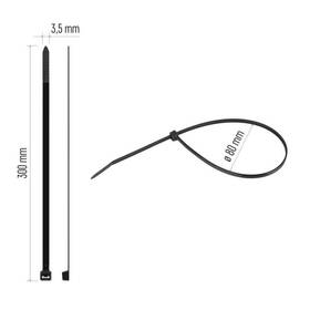 Stahovací pásky EMOS 300×3,5MM, 100KS černé

 obrázek produktu 10 z 10