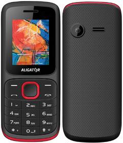 Mobilní telefon Aligator D210 Dual SIM černá barva
